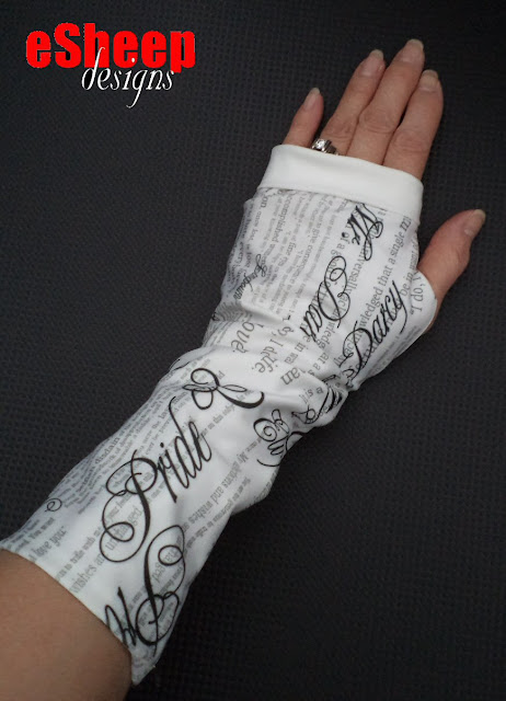 Pride & Prejudice Writing/Reading/Crafting Gloves by eSheep Designs