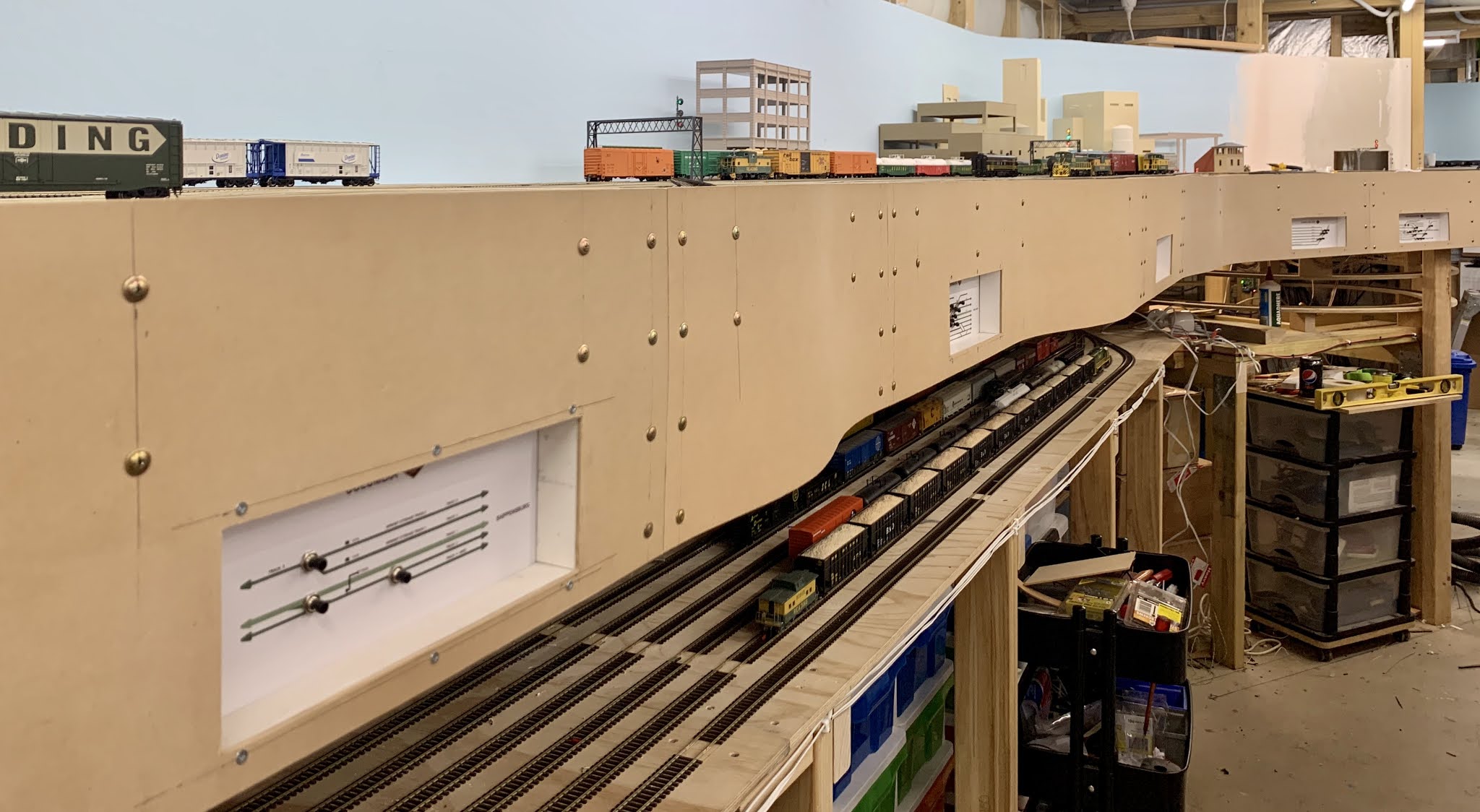 ReInstalled & Updated Fascia Panels... Model Railroad Hobbyist magazine