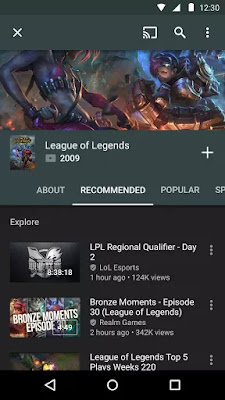 youtube gaming apk