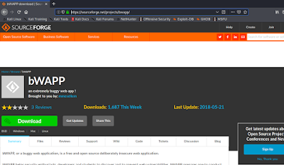 bWAPP download from sourceforge