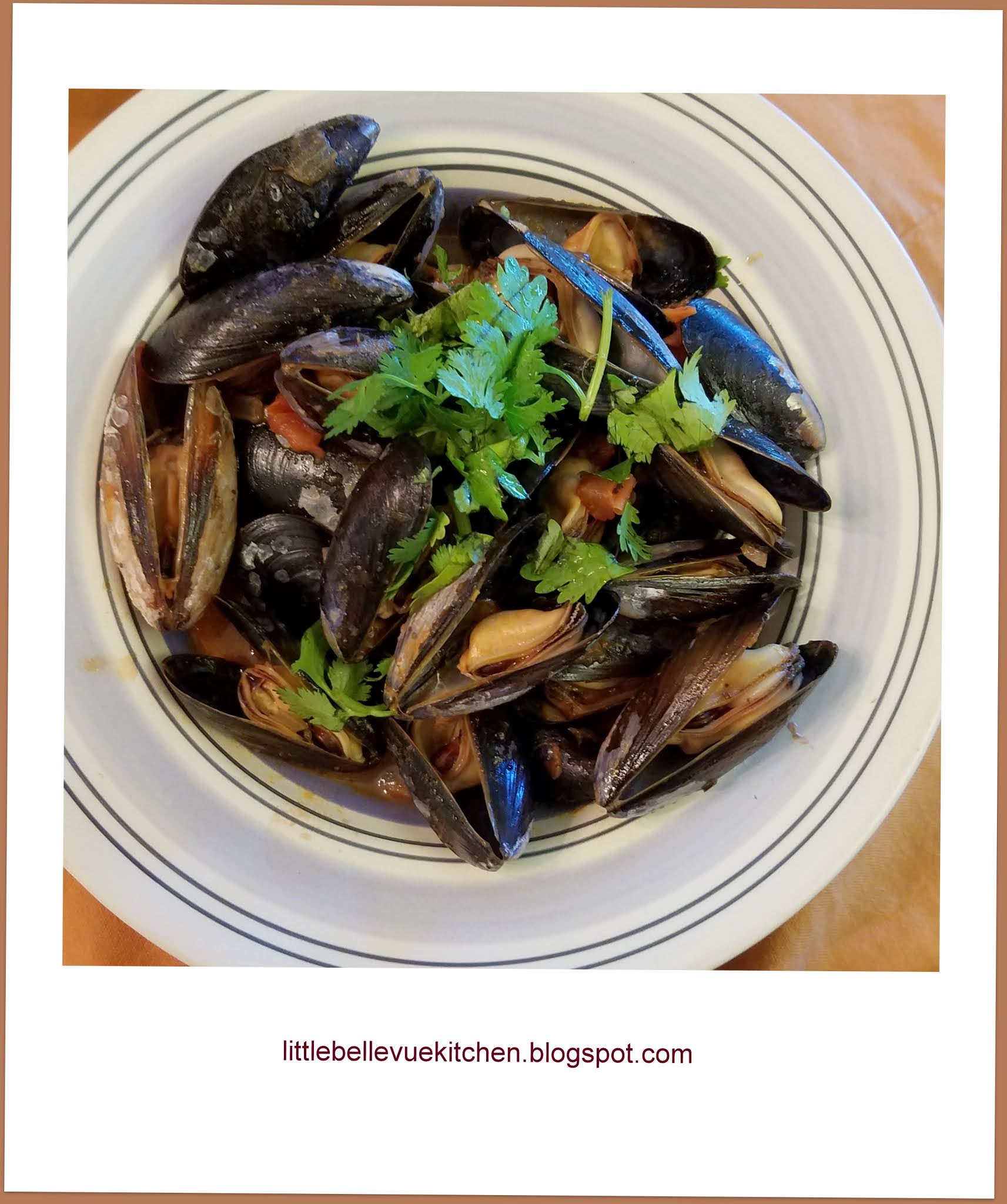 Little Bellevue Kitchen Mussels in Red Wine Sauce