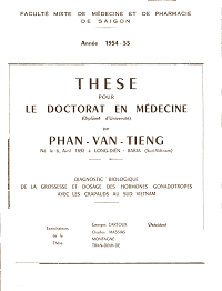 These Pour Le Doctorat En Médecine - Phạm Văn Tiếng