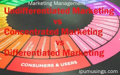BBA/MBA - Marketing Management: Undifferentiated Marketing vs Concentrated Marketing vs Differentiated Marketing (#marketing)(#ggsipu)(#mbanotes)(#bbanotes)(#ipumusings)