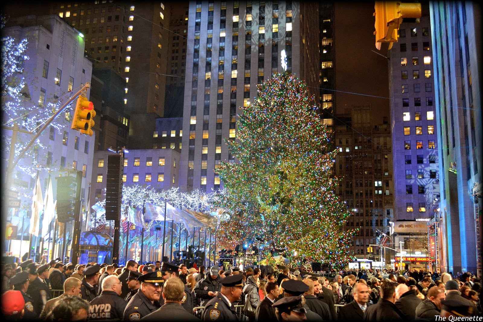 New York A Noel En Famille The Queenette: C’est Noël à New-York: illumination du sapin du Rockefeller