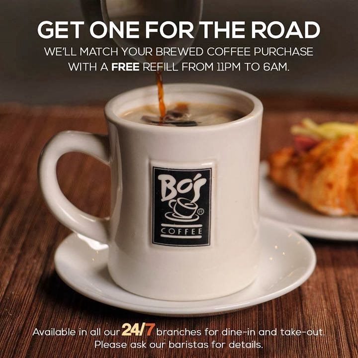 Bo's Coffee Free Coffee Refill 2014 Pamurahan Your Ultimate Source