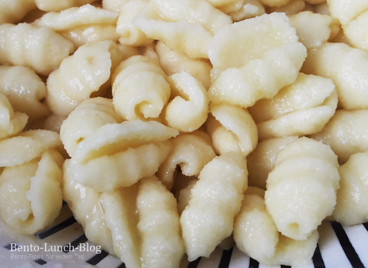 Bento Lunch Blog Rezept Gnocchi aus frischen Kartoffeln mit dem