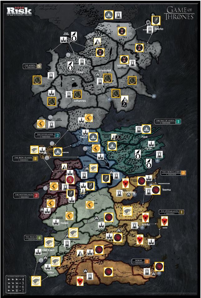 25 years of minis and counting ASOIAF War of the Five Kings Campaign Concluded