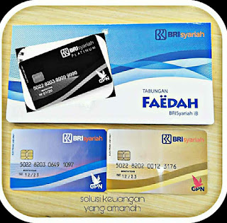Kartu ATM blue, gold dan platinum bri syariah