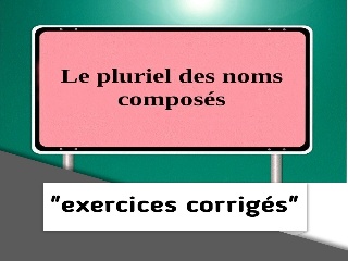 exercices corrigés sur le pluriel des noms composés