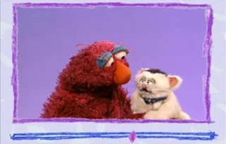 Little Murray Sparkles then starts licking Telly. Sesame Street Elmo's World Bath Time Video E-mail