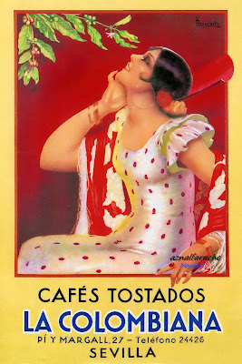 Cafés tostados La Colombiana - Rafael Yzquierdo - 1930 - Sevilla