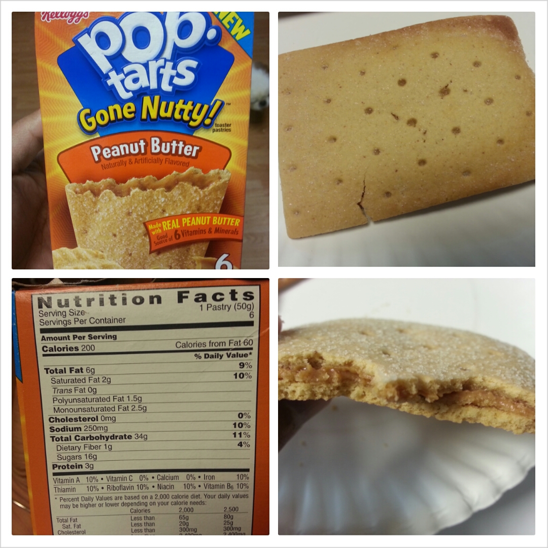 Shannon's Lightening the Load PopTarts Gone Nutty! Peanut Butter
