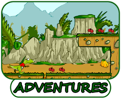 A banner for free online platformers in the section of adventure games on the best gaming blog
