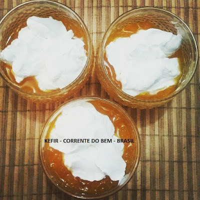 IOGURTE GREGO DE KEFIR COM GELEIA DE MANGA IOGURTE GREGO DE KEFIR COM GELEIA DE MANGA