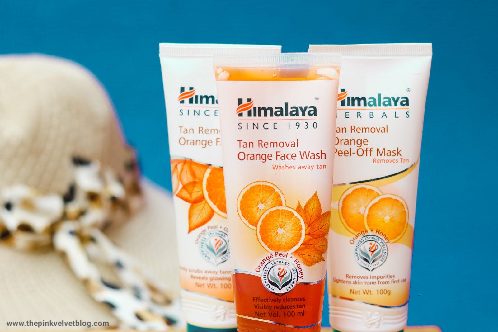 Himalaya Herbals Tan Removal Orange Face Wash, Scrub, and Peeloff Mask