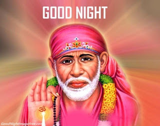 Sai Baba Guruwar Good Night Photo Image Pics