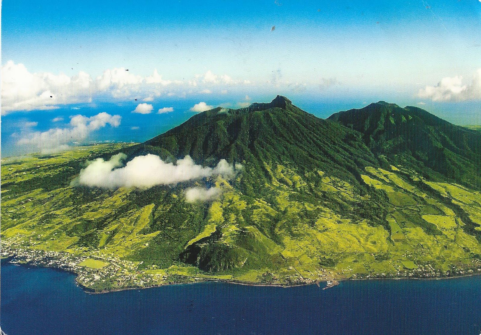 Mount Liamuiga Saint Kitts and Nevis.