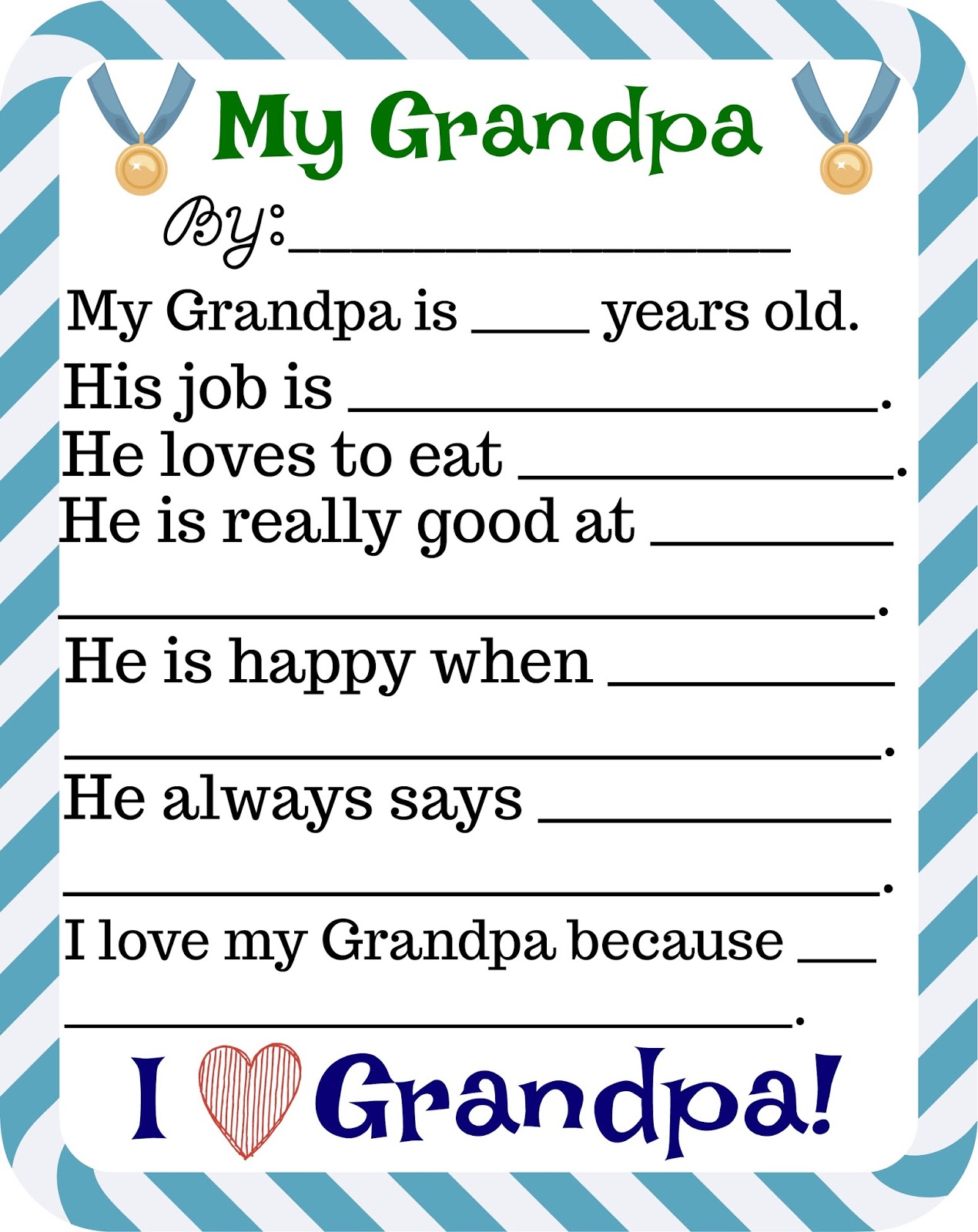 Free Fathers Day Printable Cards For Grandpa