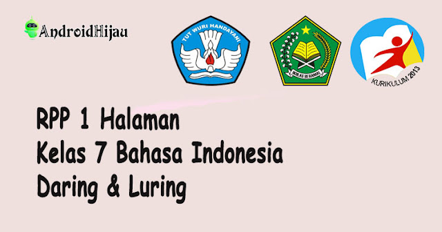 Download Rpp 1 Halaman Bahasa Indonesia Kelas 7 Lengkap Android Hijau