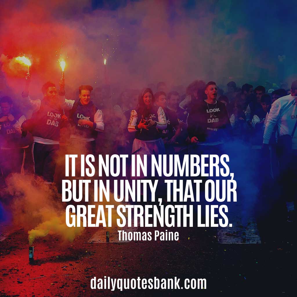 Inspirational Quotes About Unity In Diversity Strength