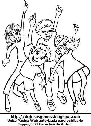 PÁGINA EDUCATIVA MADRE CREATIVA: DIBUJOS DE JOVENES PARA COLOREAR