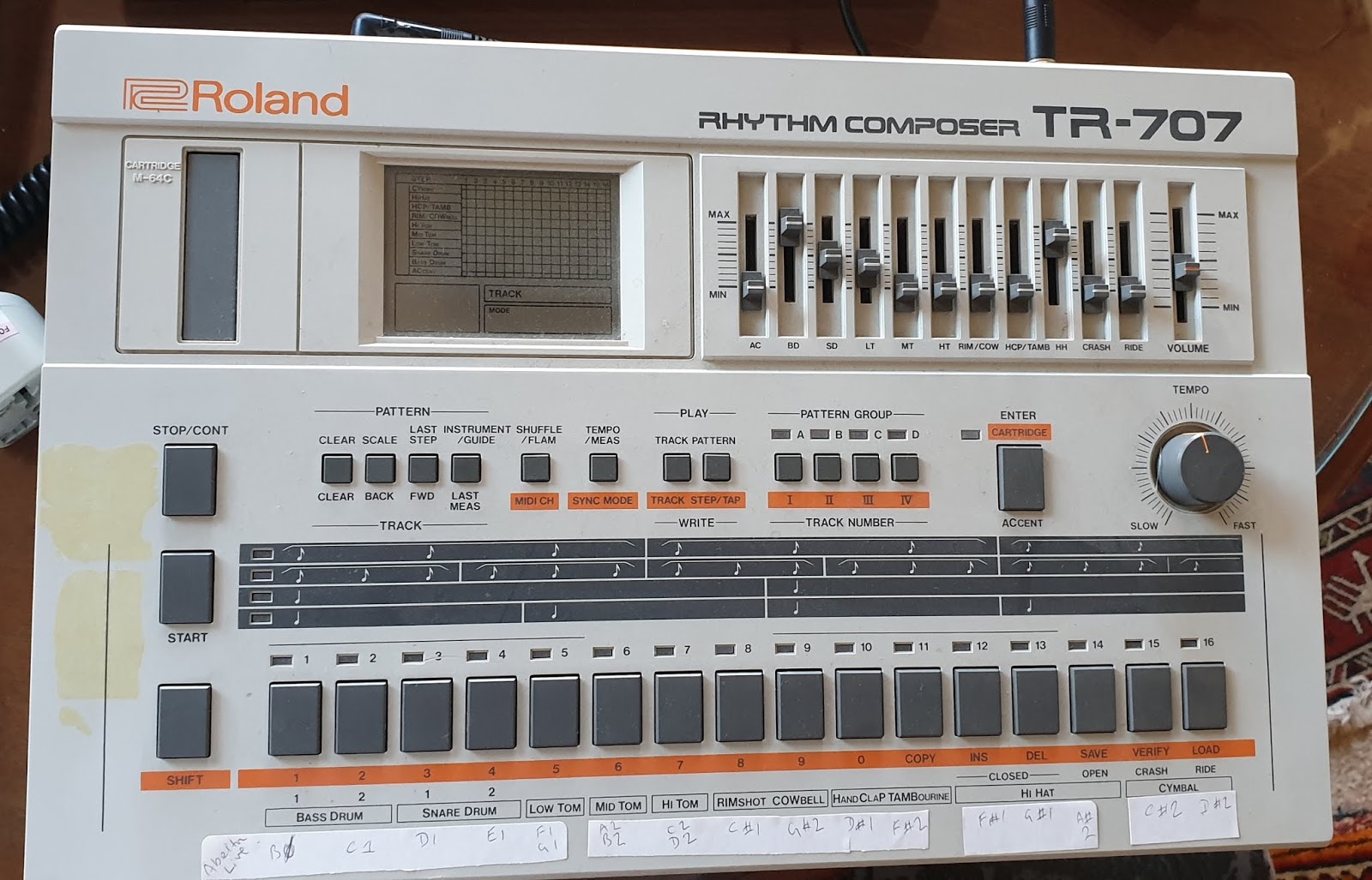 JonDent Exploring Electronic Music Roland Tr 707 Drum Mapping