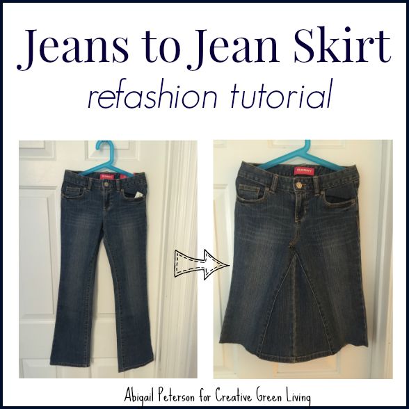 skirt out of jeans