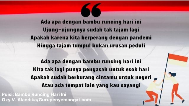 Contoh Puisi Kemerdekaan Indonesia Singkat Untuk Hut Ri Ke 76 Di Masa Pandemi 17 Agustus 2021 Guru Penyemangat