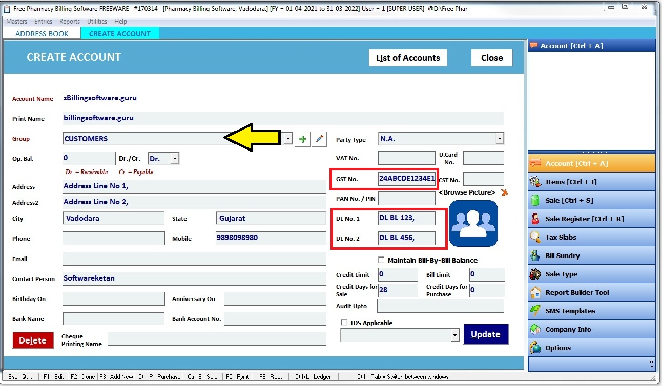 Free Pharmacy Billing Software ~ Billing Software Guru Free Pharmacy Billing Software ~ Billing Software Guru