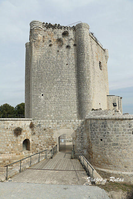 Entrada al Castillo de Íscar, Valladolid