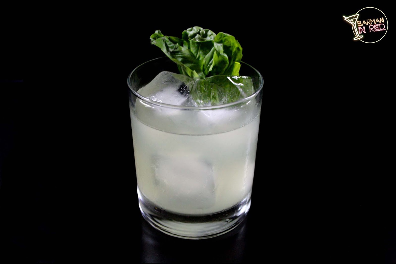 Cocktail Gin Basil Smash