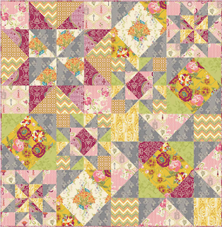 Quilt Inspiration: Free pattern day! Star quilts (part 1)