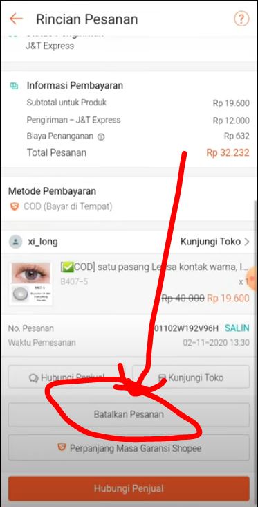 Cara Nak Membatalkan Pesanan Shopee Yang Sudah Dibayar