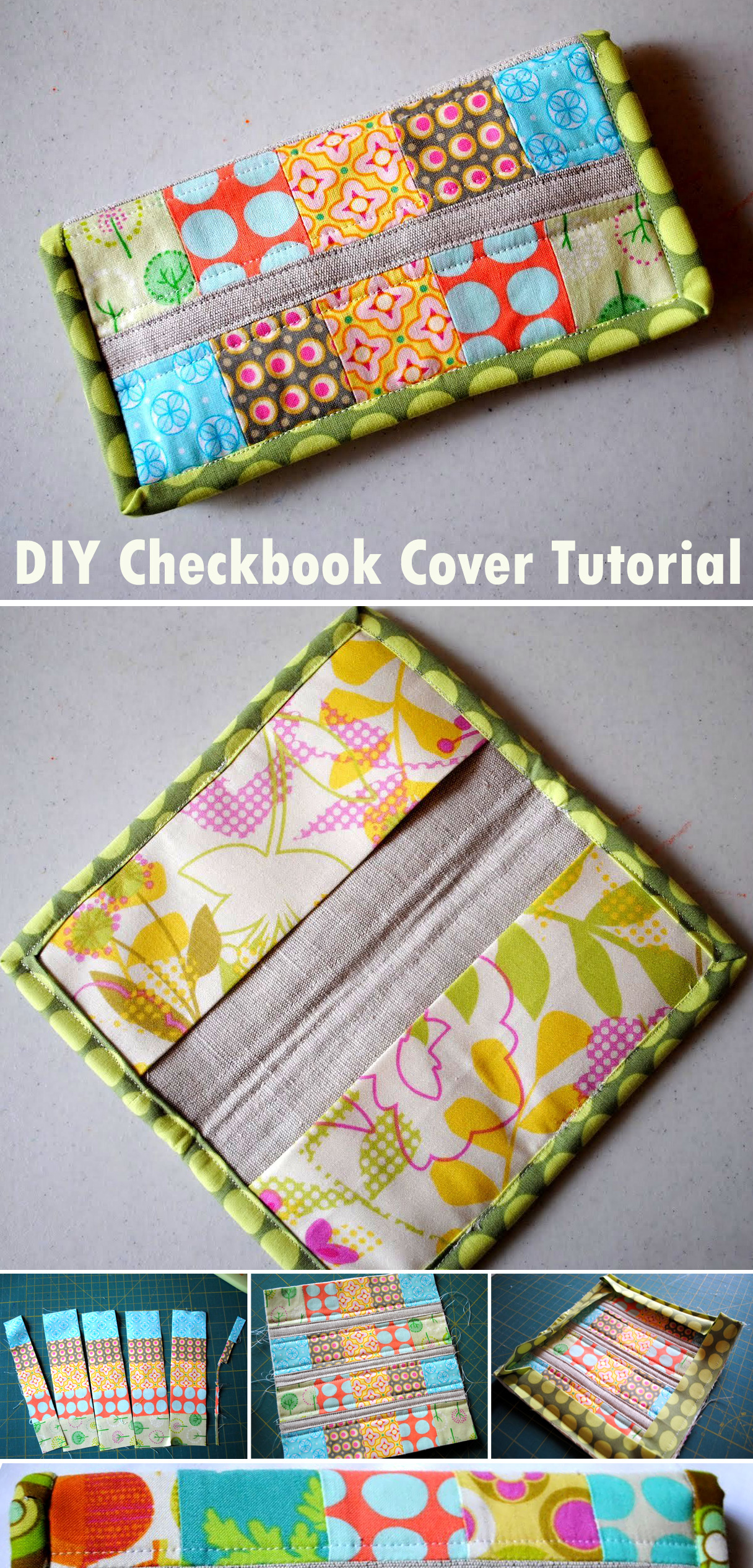 DIY Checkbook Cover Tutorial