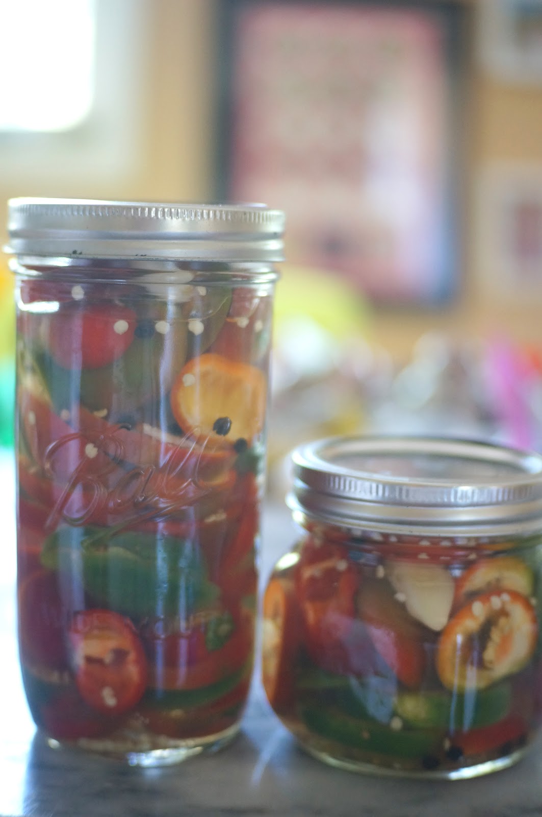 Pickled Cherry Peppers