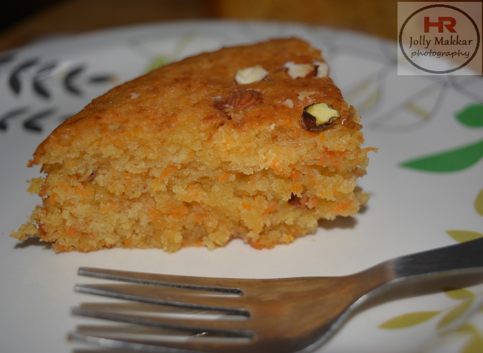 Eggless Carrot Cake Recipe, How to make Carrot Cake with (No Eggs, No