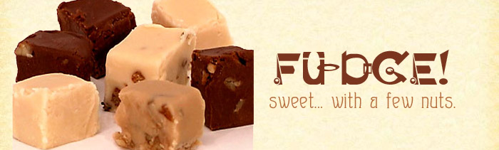 Fudge, sweet with a few nuts