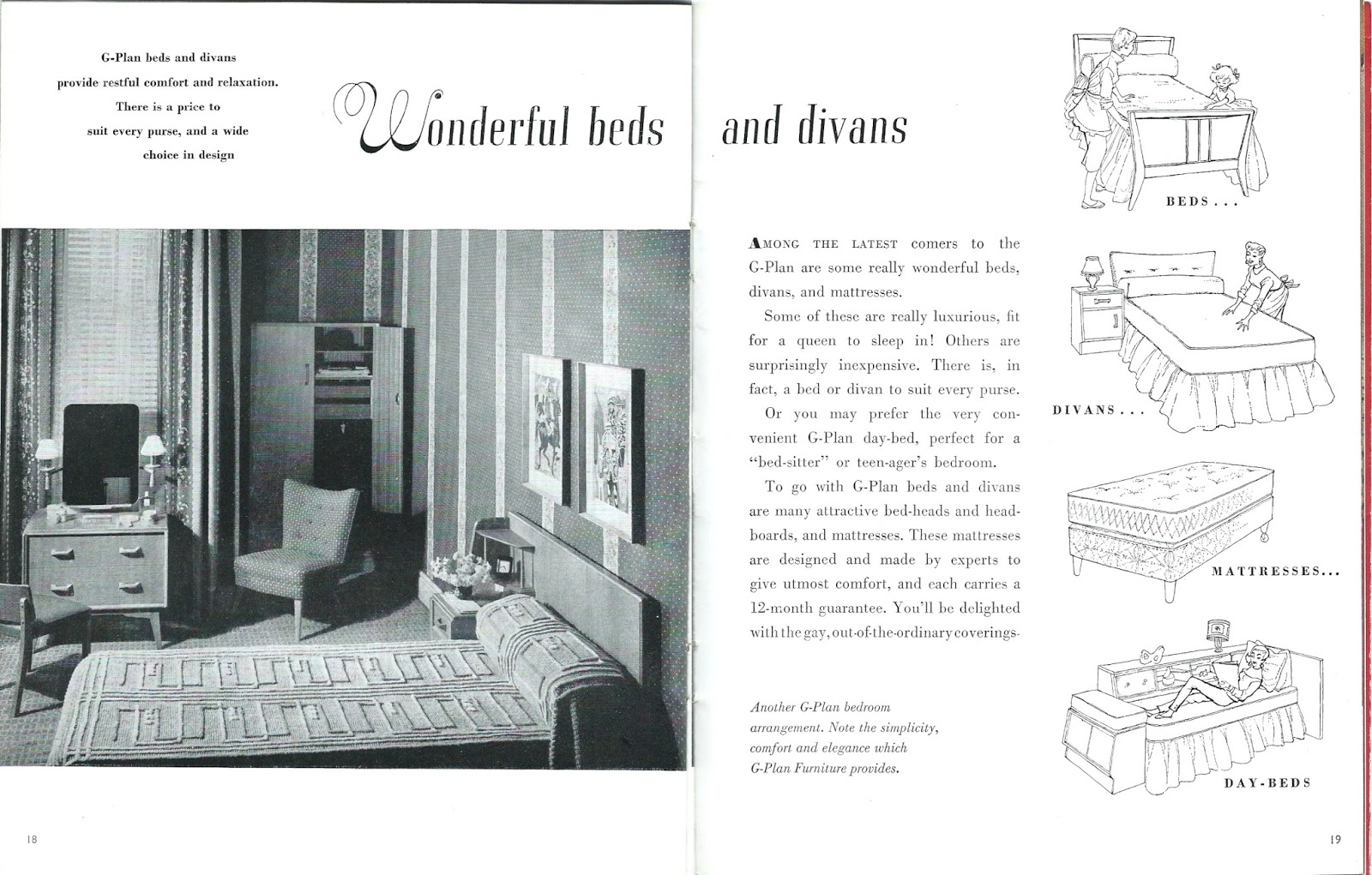 Space Vintage and Retro Original 1950's First GPlan Catalogue