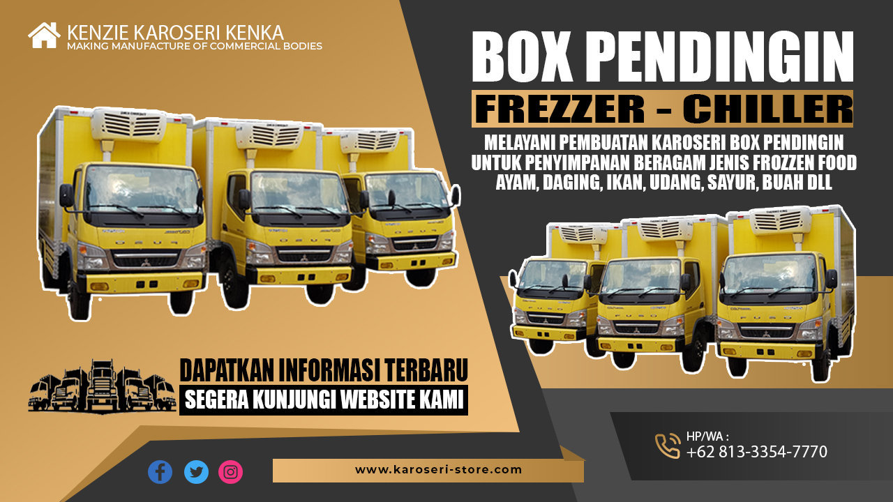 Harga Mobil dan Truck Box Pendingin Freezer - Chiller || 0813-3354-7770