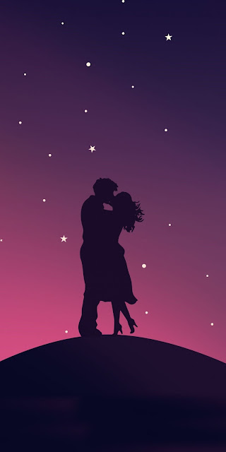 iphone cute couple wallpaper