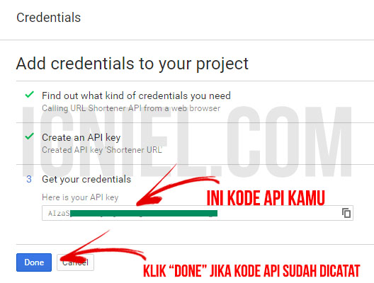 Membuat Short URL Otomatis Dengan Google API