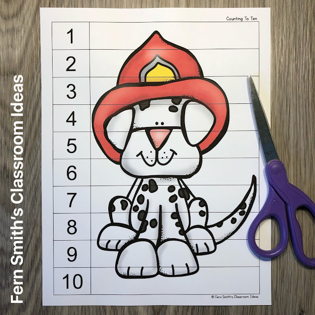 Click Here to Download This Fire Safety Counting Puzzles Resource for Your Students Today!