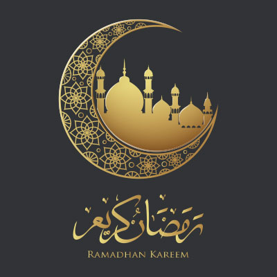 Arabic Islamic Calligraphy Text Ramadan Kareem Stock Vector