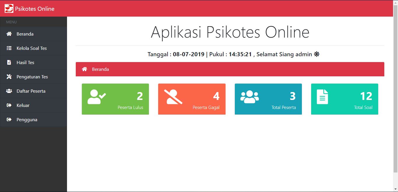 Source Code Aplikasi Psikotes Online Berbasis Web Dengan Php Mysql