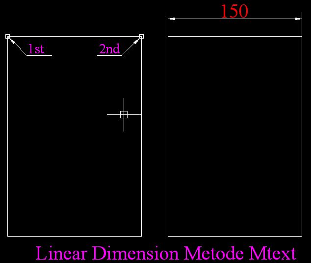Cara Membuat Linear Dimension dalam AutoCAD