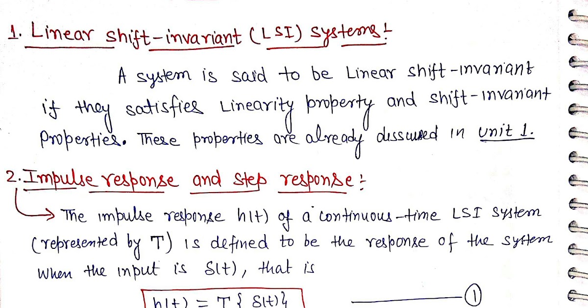 ELECTRONICS SHOW AKTU NOTES OF UNIT 2 OF SIGNAL AND SYSTEM (KEC403)