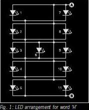 LED Based Message Display ~ Circuit Diary