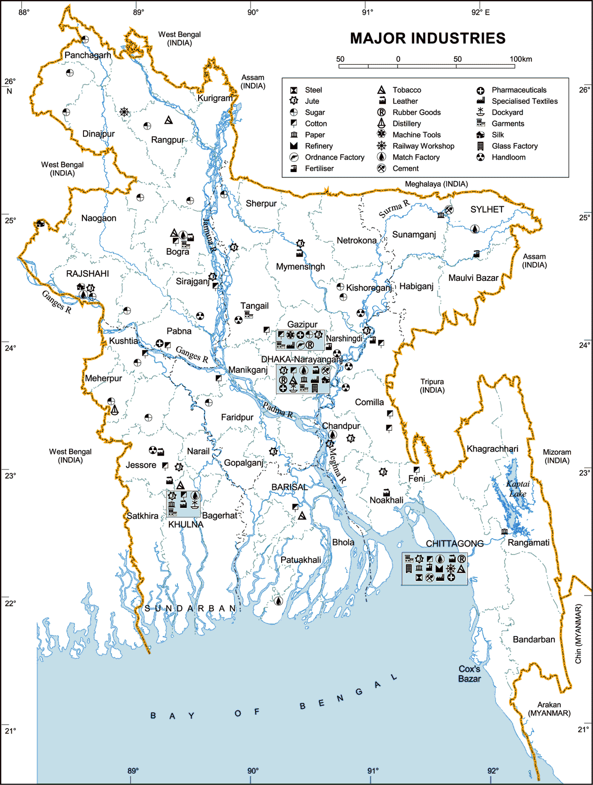 Major Industries of Bangladesh