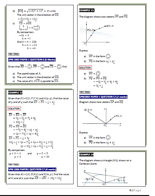 Add Math Form 5 Chapter 4 PUSAT TUISYEN NUR JAYA (PTNJ): Addmaths Form 5 Chapter 4: Vector