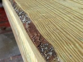 wane in lumber